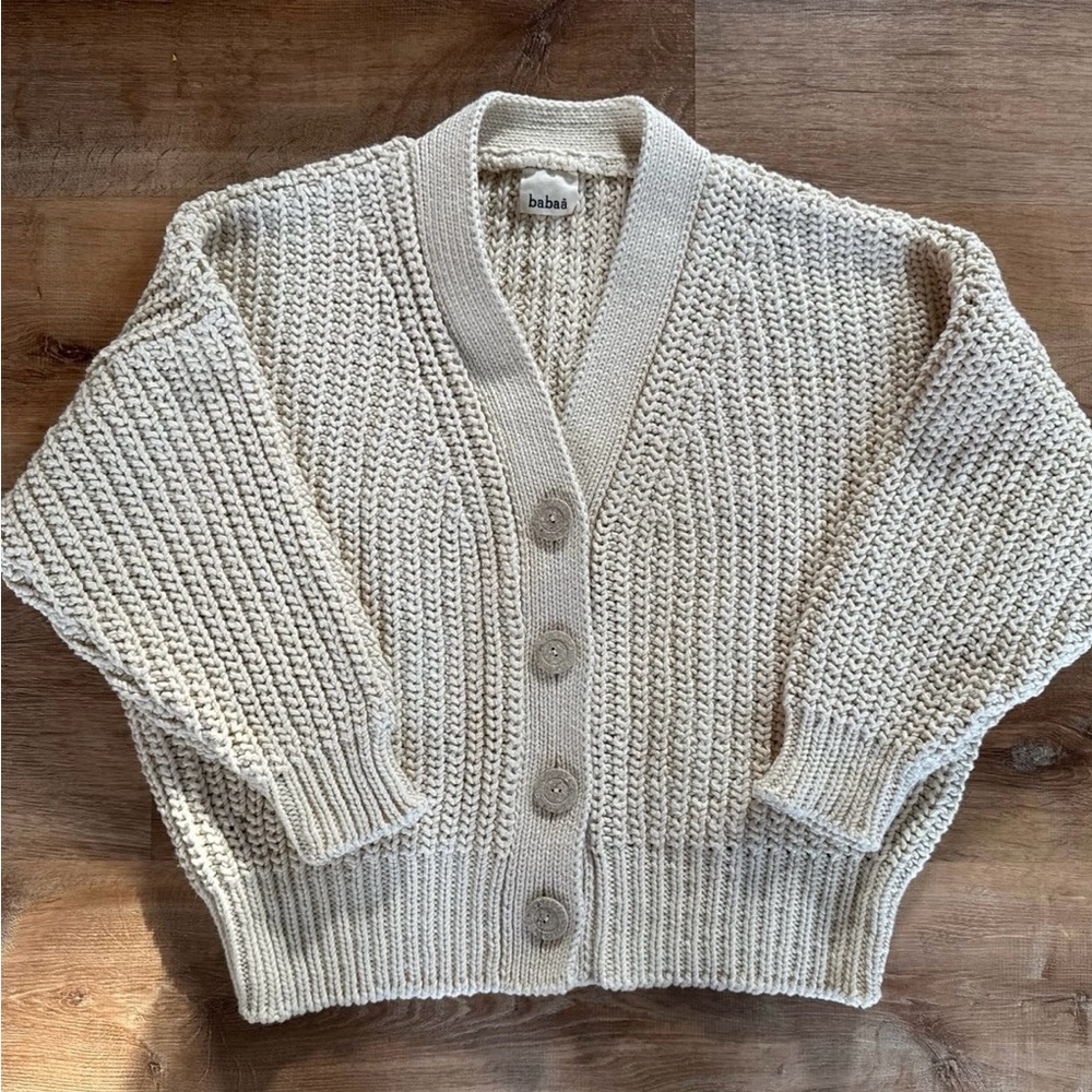 Babaa Cardigan No. 18 in Natural